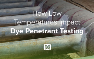 Dye Penetrant Testing on Pipe